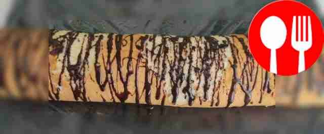 Творожный рулет с халвой