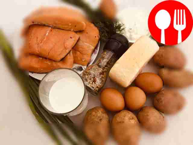 Wash and peel the potatoes. Remove skin from...