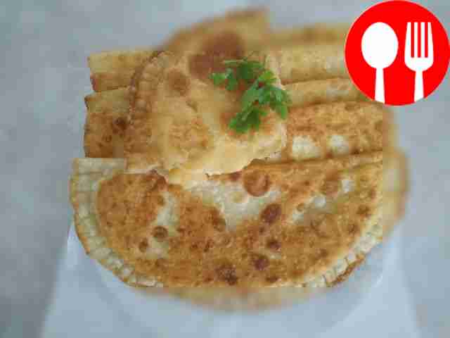 Chebureks with cheese