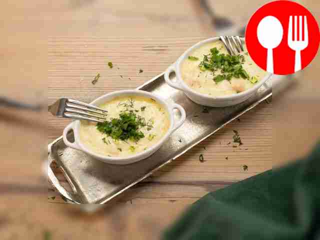 Place the filled molds into the preheated oven...