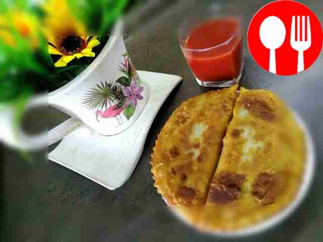 Rich chebureks with pork