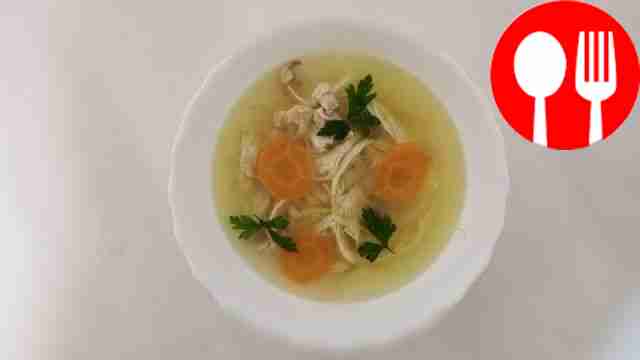 Tender chicken aspic