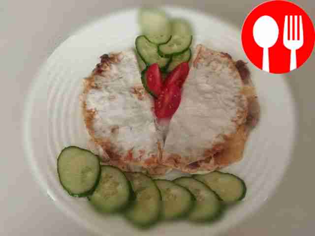 Fragrant quesadilla with mushrooms