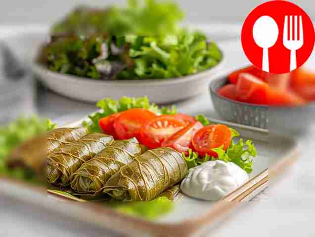 Диетическая долма с индейкой и кускусом