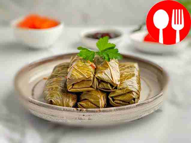 Armenian Dolma with prunes and dried apricots