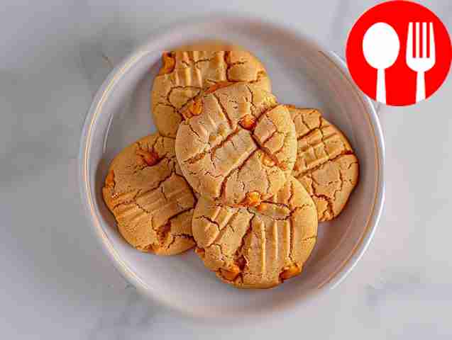 Песочное печенье с орехами