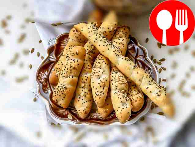 Вкусные палочки гриссини