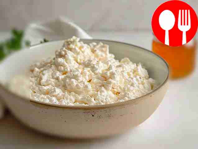 Homemade cottage cheese
