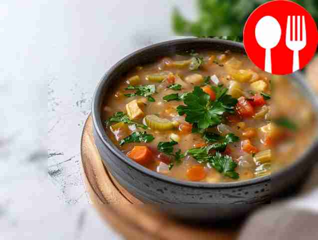 Классический минестроне с баклажанами по-итальянски