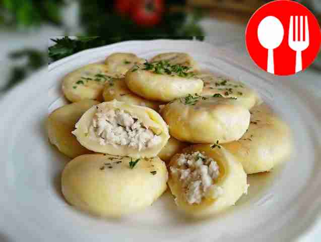 Сочные колдуны из картофеля и мясного фарша