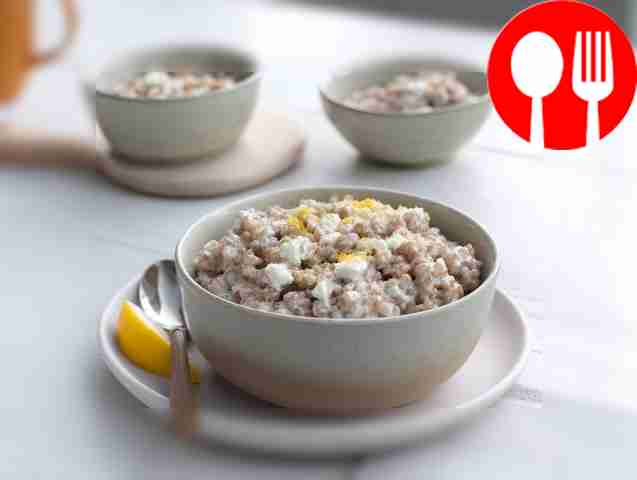 Healthy buckwheat porridge with cottage cheese in a slow cooker