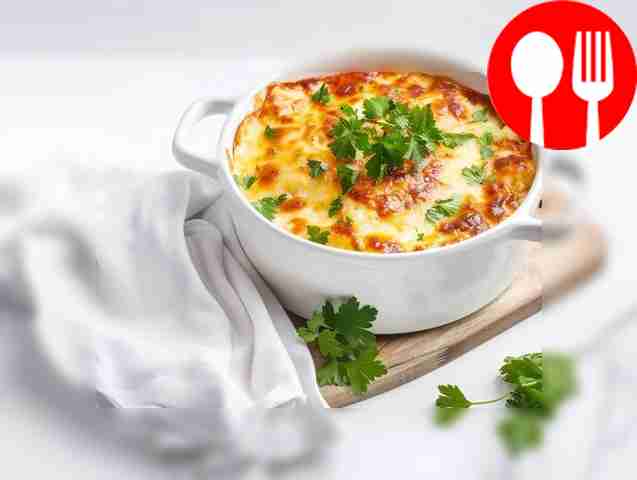 Полезная запеканка из цветной капусты с творогом