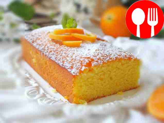 Постный апельсиновый манник