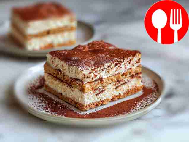 PP tiramisu from cottage cheese